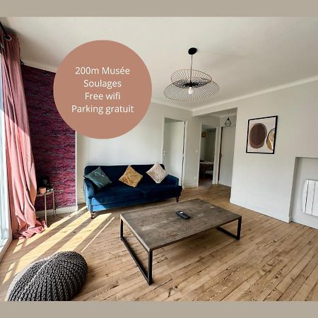 Le 122 - Parking Apartment Rodez Bagian luar foto